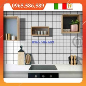 Gạch mosaic 10x10 trắng mờ VIN1101