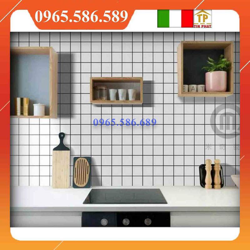 Gạch mosaic 10x10 trắng mờ VIN1101