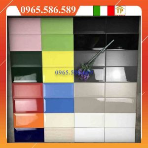 Alternative view of Gạch thanh 10x20 mosaic vát cạnh đen VIN12T05