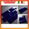 Gạch thanh mosaic vát cạnh màu tím VINT07