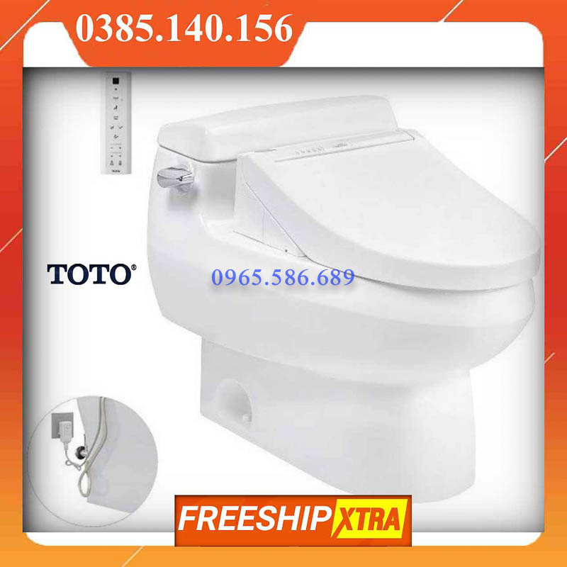 Bồn cầu 1 khối điện tử TOTO MS688W14 XW
