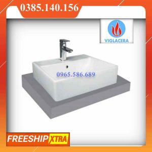 Chậu rửa Lavabo liền tủ Viglacera V42M