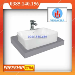 Chậu rửa Lavabo liền tủ Viglacera V72