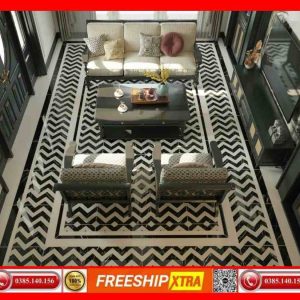 Gạch 60x120 APODIO mờ 61199903 viên điểm đen trắng