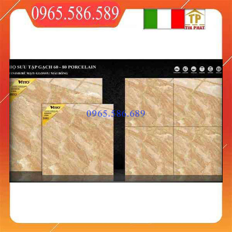 Gạch 80x80 Vitto 0893 và 60x60-3081