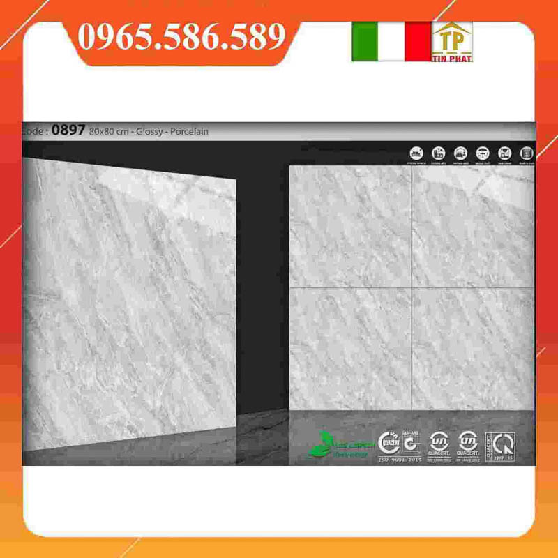 Gạch 80x80 Vitto 0897 màu xám