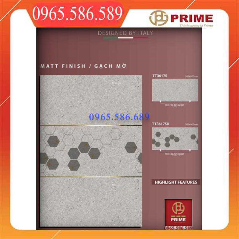 Gạch 30x60 Prime Dulux TT36175-TT36175D