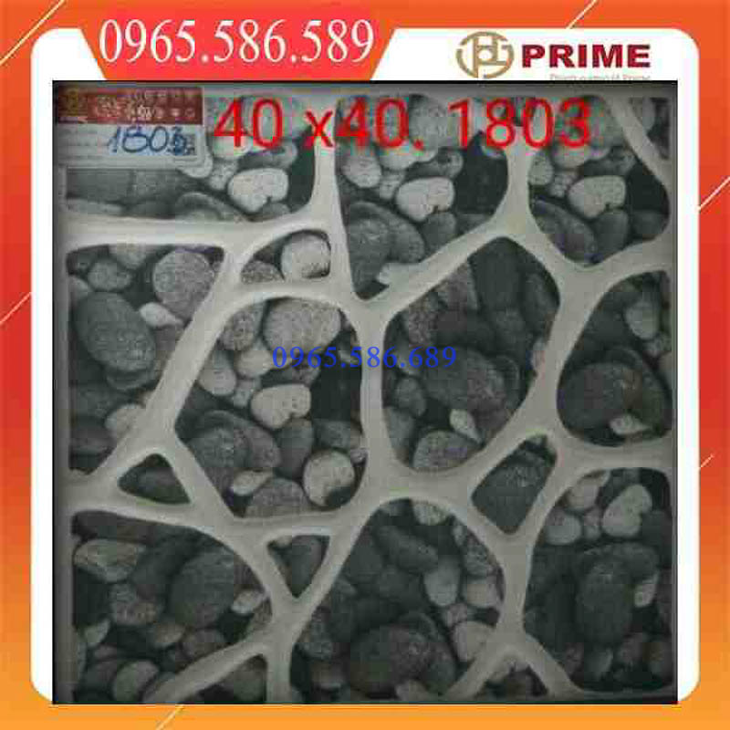 Gạch 40x40 sân vườn Prime 1803 sỏi đá