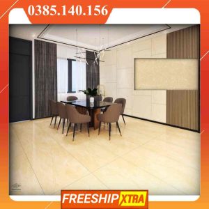 Gạch 60x120 Ý Mỹ P6128011C-Columbuscera màu vàng kem