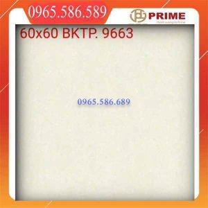 Gạch 60x60 Prime 9663 bóng kính màu vàng