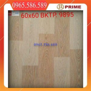 Gạch 60x60 Prime 9895 vân gỗ bóng