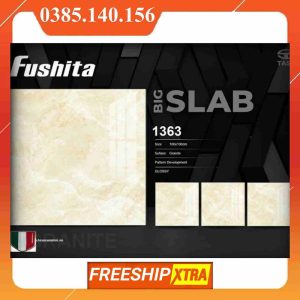 Gạch 1mx1m Fushita 1363 màu vàng vân mây