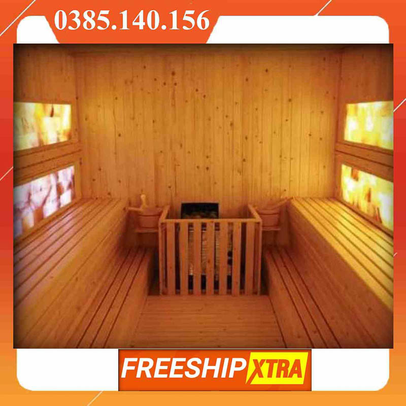 Lắp đặt Phòng xông hơi khô - ướt gỗ thông cao cấp tp.hcm - Ảnh 17