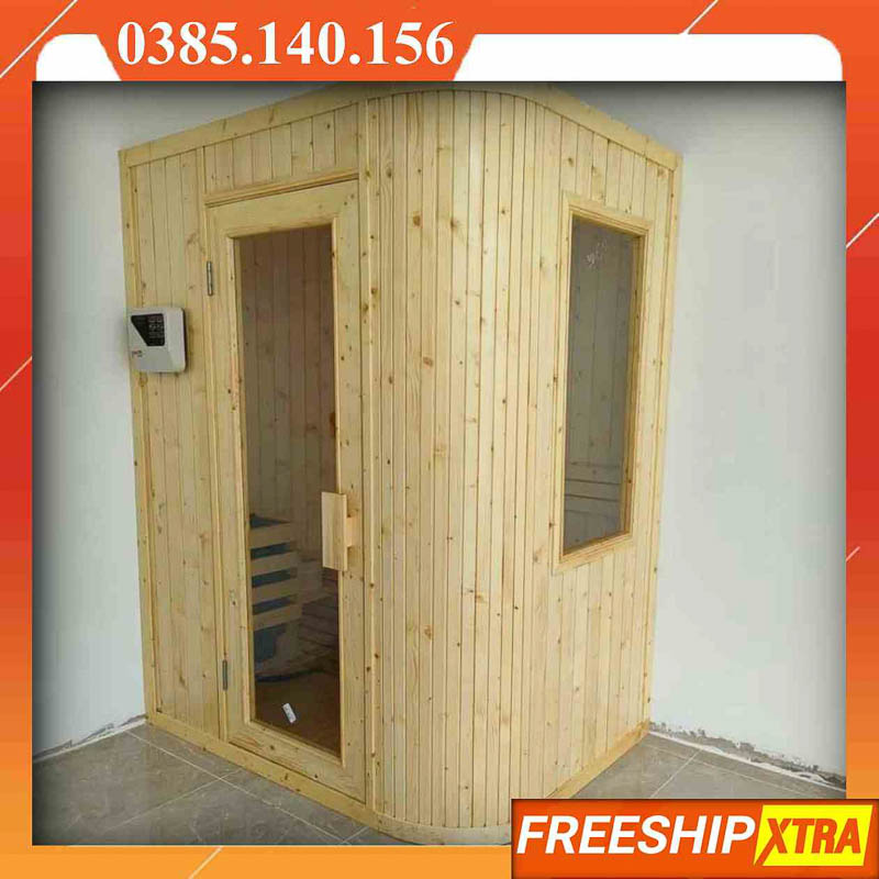 Lắp đặt Phòng xông hơi khô - ướt gỗ thông cao cấp tp.hcm - Ảnh 9