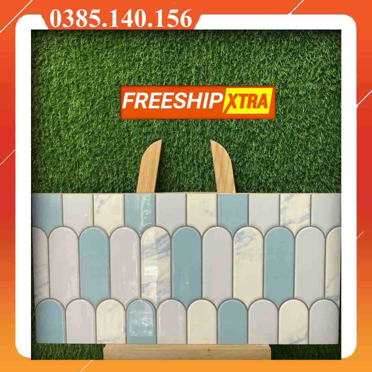 Gạch ốp 30x60 trang trí lông vũ đa sắc VINTT30606