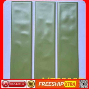 Gạch thanh mosaic 75x300mm màu xanh rêu M75306D-M75306E