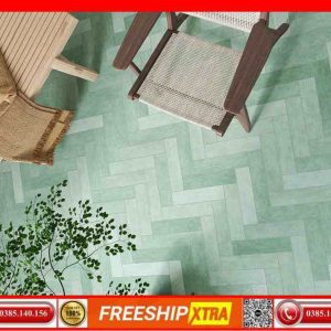 Alternative view of Gạch thanh mosaic 75x300 mm VIN 7534M12 màu xanh rêu