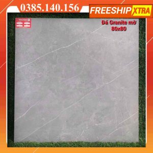 Gạch 80x80 Thạch Bàn-LGM-80-0274 granite mờ mịn tông xám