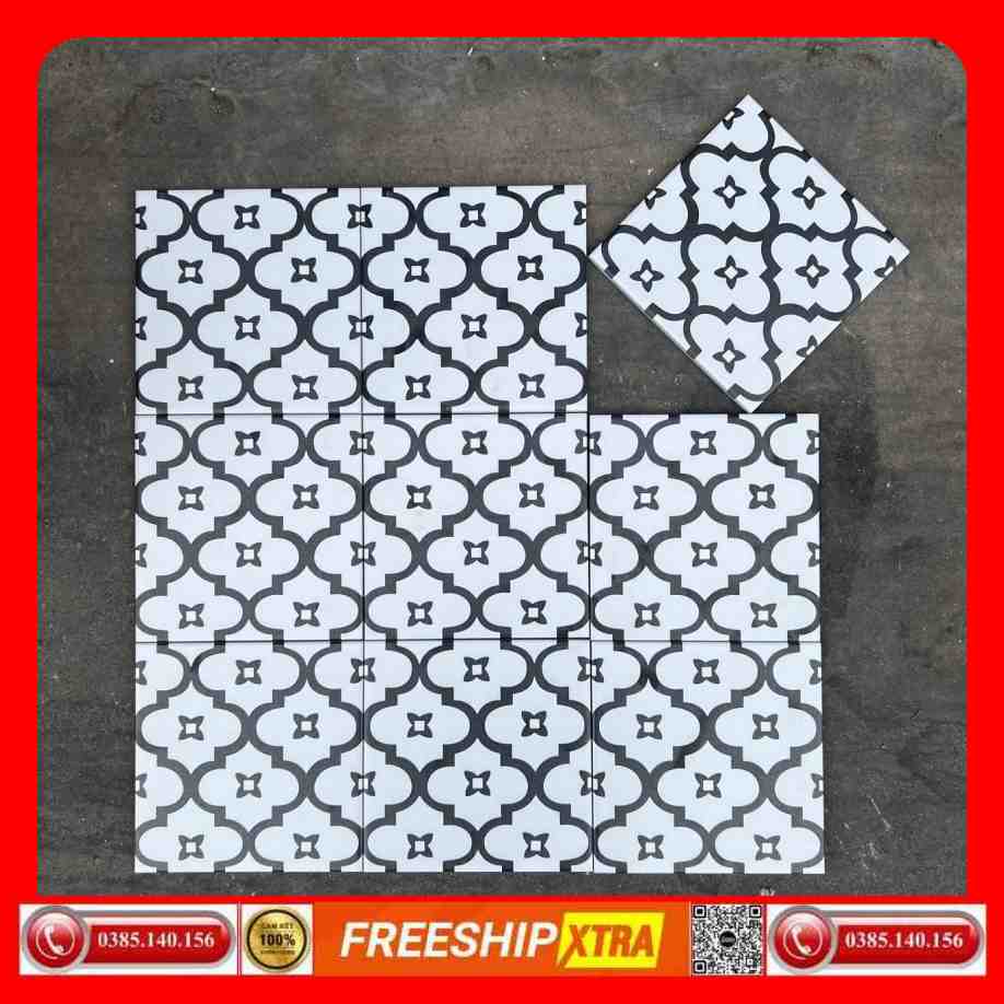 Gạch bông 20x20 hình lồng đèn VIN2904