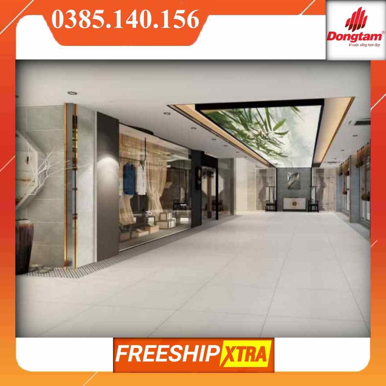 Gạch Đồng Tâm 100VICTORIA005 xám nhạt