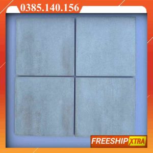 Gạch mosaic gốm 123x123 mm vuông VIN123G01 màu xám nhạt