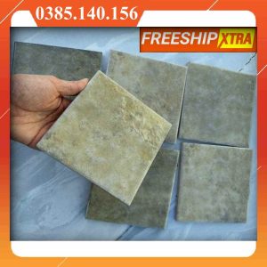Alternative view of Gạch mosaic gốm 123x123 mm vuông VIN123G02 màu xám