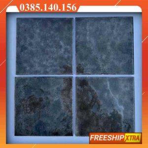 Gạch mosaic gốm 123x123 mm vuông VIN123G03 màu đen