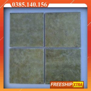 Gạch mosaic gốm 123x123 mm vuông VIN123G04 màu xám rêu
