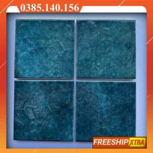 Gạch mosaic gốm 123x123mm vuông VIN123G05 màu xanh ngọc