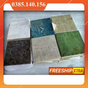 Alternative view of Gạch mosaic gốm 123x123mm vuông VIN123G05 màu xanh ngọc