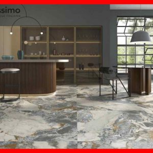 Alternative view of Gạch Italy 120x120 MARGOT-BLUE vân đá marbal bóng mịn