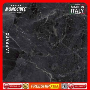 Gạch Italy 120x120 MONOCIBEC AR TECNO NERO màu đen mờ mịn