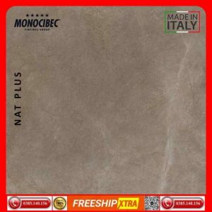 Gạch Italy 120x120 MONOCIBEC EVO QUANTUM xám nâu bê tông mờ mịn