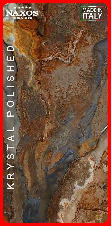 Gạch Italy 120x260 NAXOS SERENADE COSMIC nâu vân đá hoa cương - Ảnh 2