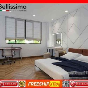 Gạch Italy 60x120 BELLISSIMO BL126W1 vân gỗ xương cá