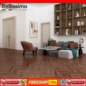 Gạch Italy 60x120 BELLISSIMO BL126W2 vân gỗ xương cá