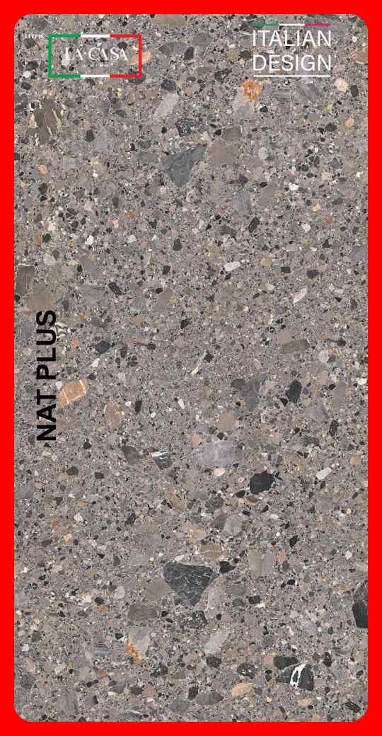 Gạch Italy 60x120 LEAD LC12609 vân đá Terrazzo - Ảnh 2
