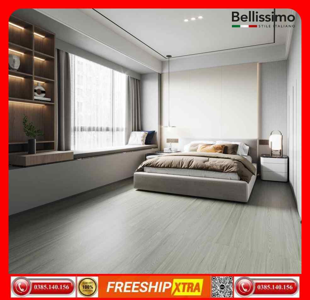 Gạch Italy 75x150 BELLISSIMO ROMARIO-CB157J665 gỗ xám