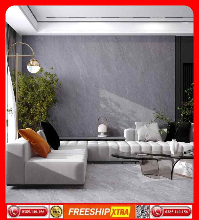 Gạch Italy 80x260 INFINITY-XSTONE-XT268913M vân đá màu xám mịn