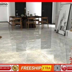 Gạch Italy 90×180 ROMARIO-V189J877P vân đá màu xám
