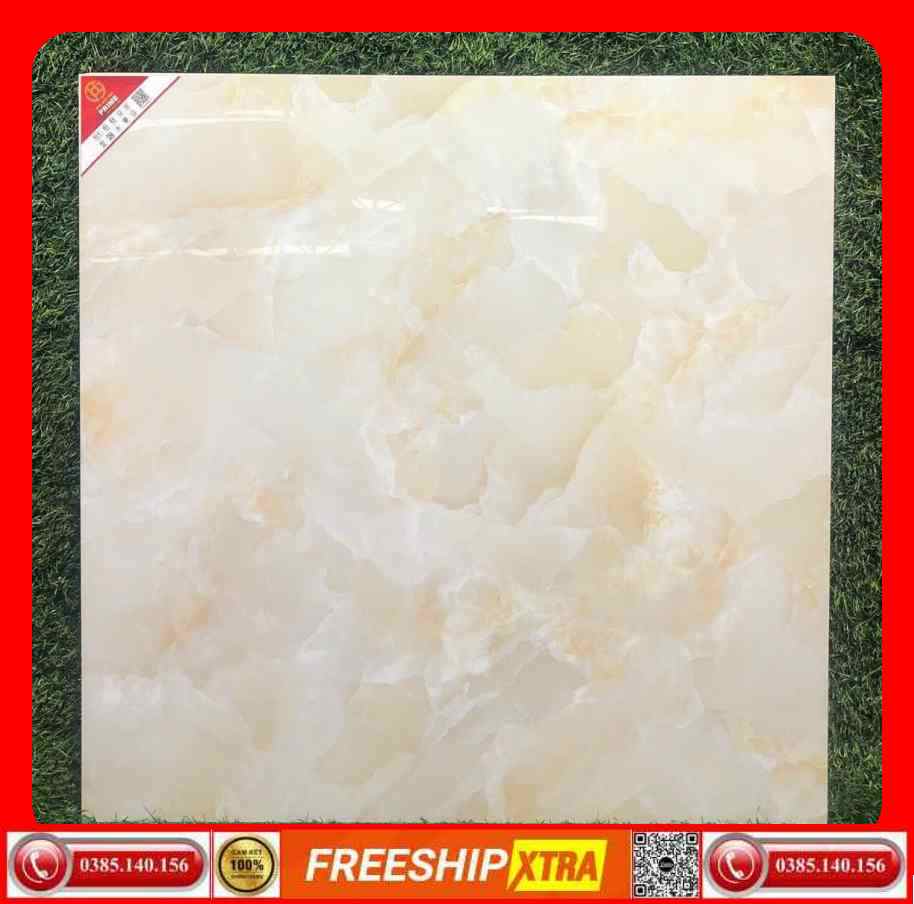 Gạch 60x60 Prime 6634 màu vàng vân mây