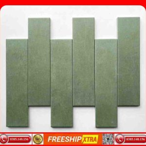 Gạch thanh mosaic 75x300 mm VIN7534M06B-7534M06C màu xanh