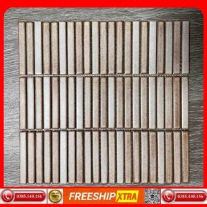 Gạch Mosaic thẻ que đũa tre màu nâu nhạt VINBB12008
