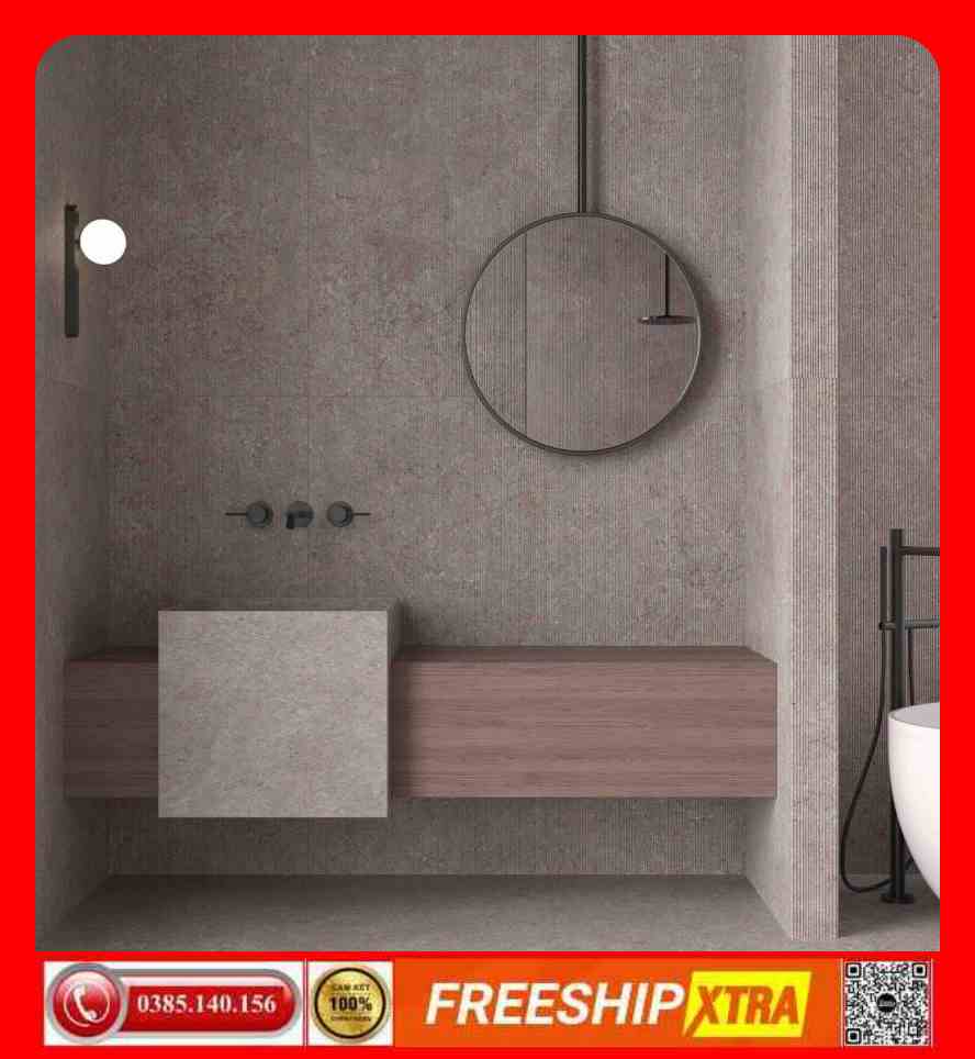 Gạch Italy 60x120 NANOGRESS-NAT12603N đá mờ mịn màu xám