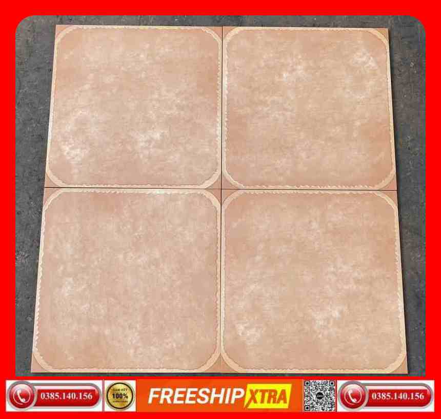 Gạch 60x60 Á Mỹ 3179-A đá mờ màu nâu đất nhà cổ
