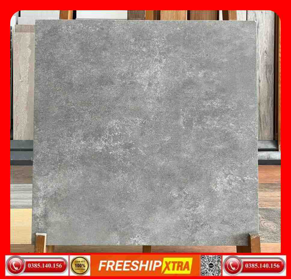 Gạch 60x60 Á Mỹ 3159 đá mờ mịn màu xám xi măng