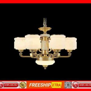 Đèn chùm cao cấp chao đá ngọc trai CD-157