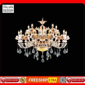Đèn Chùm nến Châu âu cao cổ điện cấp C-2052