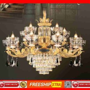 Đèn Chùm pha lê Châu âu cao cổ điện cấp C-309