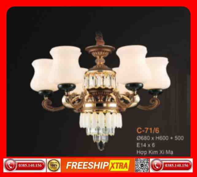 Đèn Chùm Châu âu cao cổ điện cấp C-71